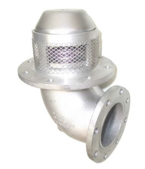 Пневматический донный клапан 4" с фильтром, с компенсацией давления. Фото 1